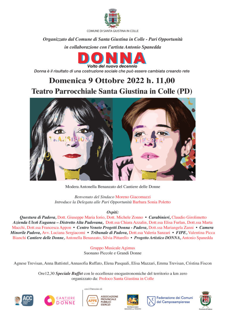 Il progetto artistico Donna a Santa Giustina in Colle (PD)